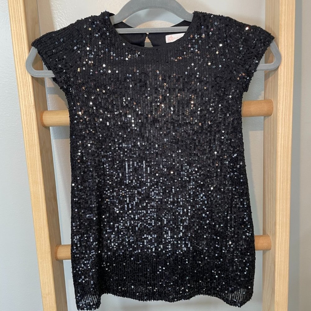 GB Girls‎ Black Sequined Dress